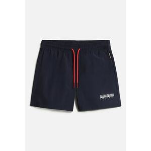 Pantaloni scurti de baie cu snur in talie V-Box - Bleumarin imagine