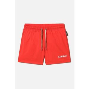 Pantaloni scurti de baie cu snur in talie V-Box - Coral imagine
