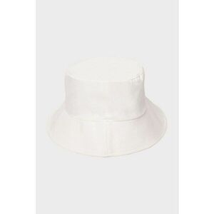 Palarie bucket cu logo - Alb fildes imagine