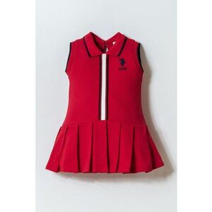Rochie scurta cu logo - Rosu/Albastru ultramarin imagine
