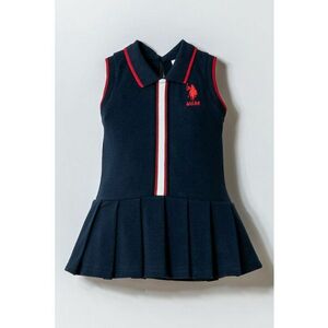 Rochie scurta cu logo - Rosu/Alb/Bleumarin imagine