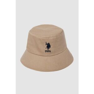 Palarie bucket cu logo - Albastru ultramarin/Bej inchis imagine
