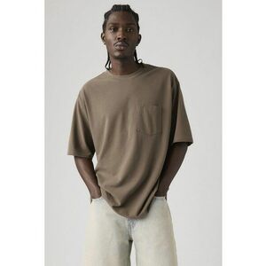 Tricou lejer de bumbac Workwear - Maro taupe imagine