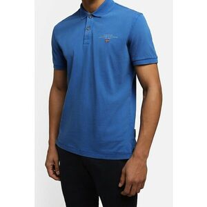 Tricou polo cu logo Elbas - Albastru royal imagine