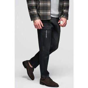 Blugi regular fit cu detalii deteriorate imagine