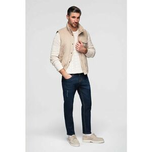 Blugi regular fit cu detalii deteriorate imagine