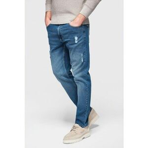 Blugi slim fit cu detalii deteriorate imagine