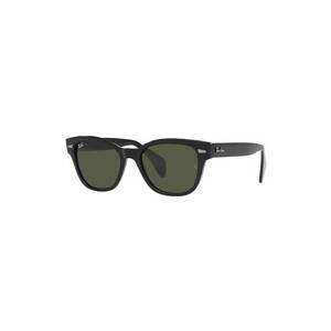 Ochelari de soare wayfarer unisex cu logo - Negru imagine
