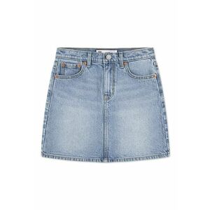 Fusta mini din denim Icon - Albastru deschis imagine