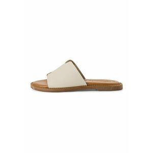 Papuci de piele - Alb fildes imagine