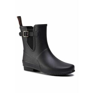 Cizme de ploaie dama - Textil/Cauciuc - Negru imagine