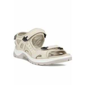 Sandale dama - piele naturala - Casual - Bej - Bej imagine