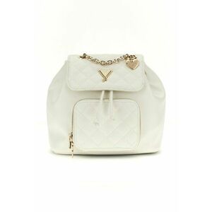 Rucsac de piele ecologica cu logo - Crem imagine