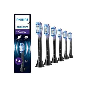 Rezerve Gum Care HX9056/88 - pachet de 6 capete de periere - Standard - click-on - sincronizarea modurilor BrushSync - Negru imagine
