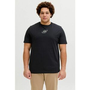 Tricou de bumbac cu imprimeu logo - Alb/Negru imagine