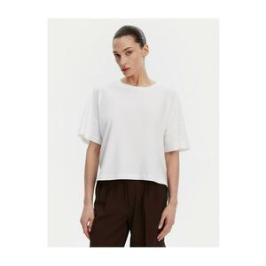 Tricou dama alb - din bumbac imagine