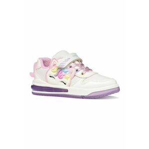 Pantofi sport Sketlite cu velcro - Alb/Lila imagine