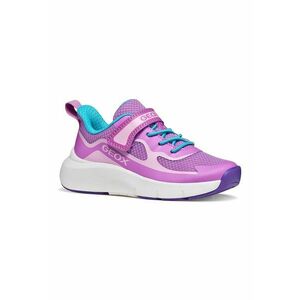 Pantofi sport Pro-ran cu velcro si talpa wedge - Violet imagine
