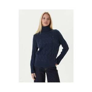 Pulover dama bleumarin - bumbac - imagine