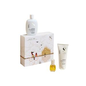 Set Alfaparf Diamond Iluminating pentru stralucirea parului Sampon - 250ml + Balsam - 200ml + Cristalli Liquidi - 15ml imagine