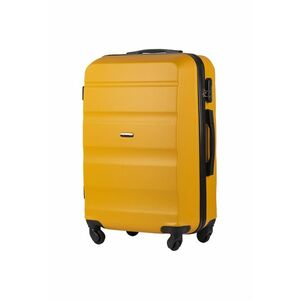 Troler Mediu ABS 4 Roti AT01- 66 cm Galben Mustar - 66 cm imagine