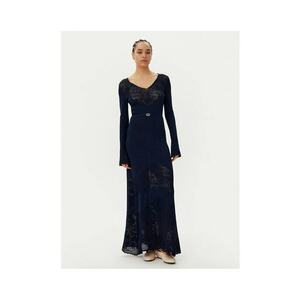 Rochie tricotata de dama - bleumarin imagine