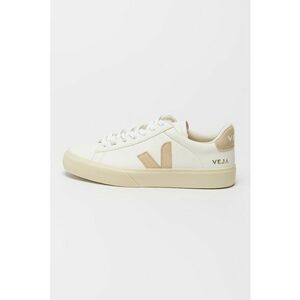 Pantofi sport de piele cu garnituri de piele intoarsa - Bej/Alb murdar imagine