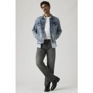 Blugi relaxed fit cu aspect decolorat 501® - Gri carbune imagine