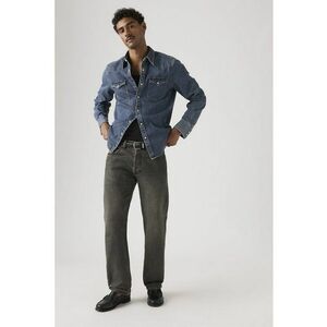 Blugi regular fit cu buzunare - Gri inchis imagine