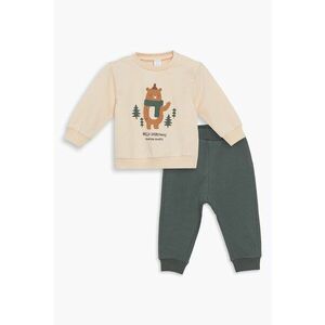 Set de pantaloni de trening si bluza de trening - Gri/Bej deschis imagine