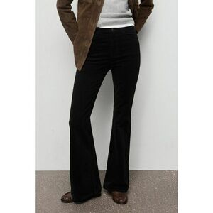 Blugi bootcut cu talie medie - Negru imagine