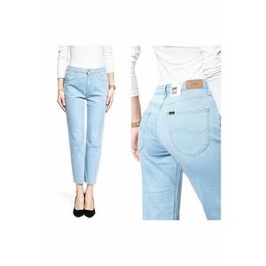 Blugi Dama - Carol - Straight Fit - Talie Inalta - 5 Buzunare - Lungi - Fermoar - Bumbac - W28-L33 US - Albastru imagine