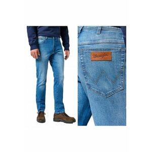 Blugi Dama - Prairie Blue - Slim Fit - Talie Inalta - 5 Buzunare - Fermoar - Lungi - Bumbac - W30-L34 US - Albastru imagine