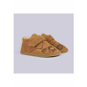 Pantofi Barefoot din piele naturala - Scaree - Maro - Maro imagine