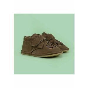 Pantofi Barefoot din piele naturala - Tigger - Maro - Maro imagine
