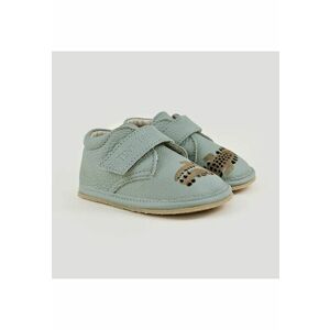 Pantofi Barefoot din piele naturala - Alfy - Gri - Gri imagine