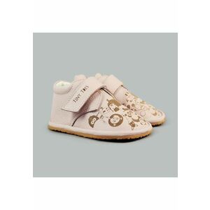 Pantofi Barefoot din piele naturala - Doodle - Roz - Roz imagine