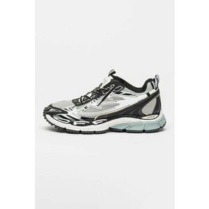 Pantofi sport cu insertii din plasa Be Right Back - Alb/Gri antracit imagine