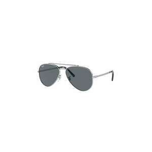 Ochelari de soare aviator unisex New Aviator - Argintiu imagine