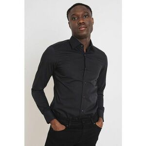 Camasa slim fit Hank Kent - Negru imagine