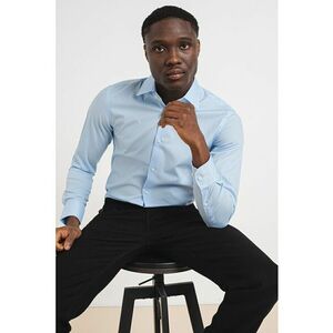 Camasa slim fit Hank Kent - Albastru deschis imagine