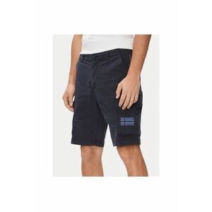 Pantaloni scurti barbati - 303756451 - Bumbac - Albastru - Bleumarin imagine