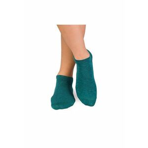 Sosete scurte din in si bumbac LINEN SNEAKER SOCKS Albastru petrol imagine