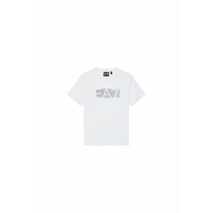 Tricou copii - Emporio Armani alb - bumbac - 16 ani imagine