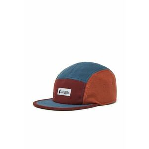 Caciula unisex Mulberry si Deep Sea - fleece - 5 panouri imagine