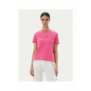 Tricou dama roz - din bumbac imagine