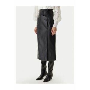 Fusta imitatie de piele - negru imagine