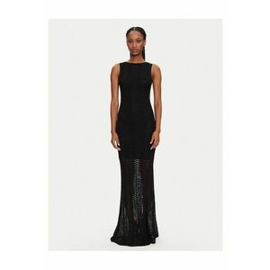 Rochie - tricotata - neagra - maxi imagine