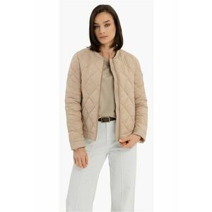 Jacheta scurta matlasata cu fermoar si buzunare - Regular Fit - J-Manola - bej - Bej imagine