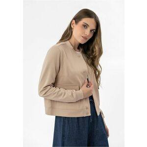 Jacheta bomber usoara cu maneci lungi - J-Kalia - bej - Bej imagine